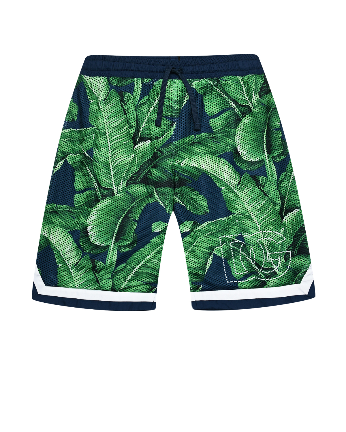 Бермуды с принтом "листья" Dolce&Gabbana