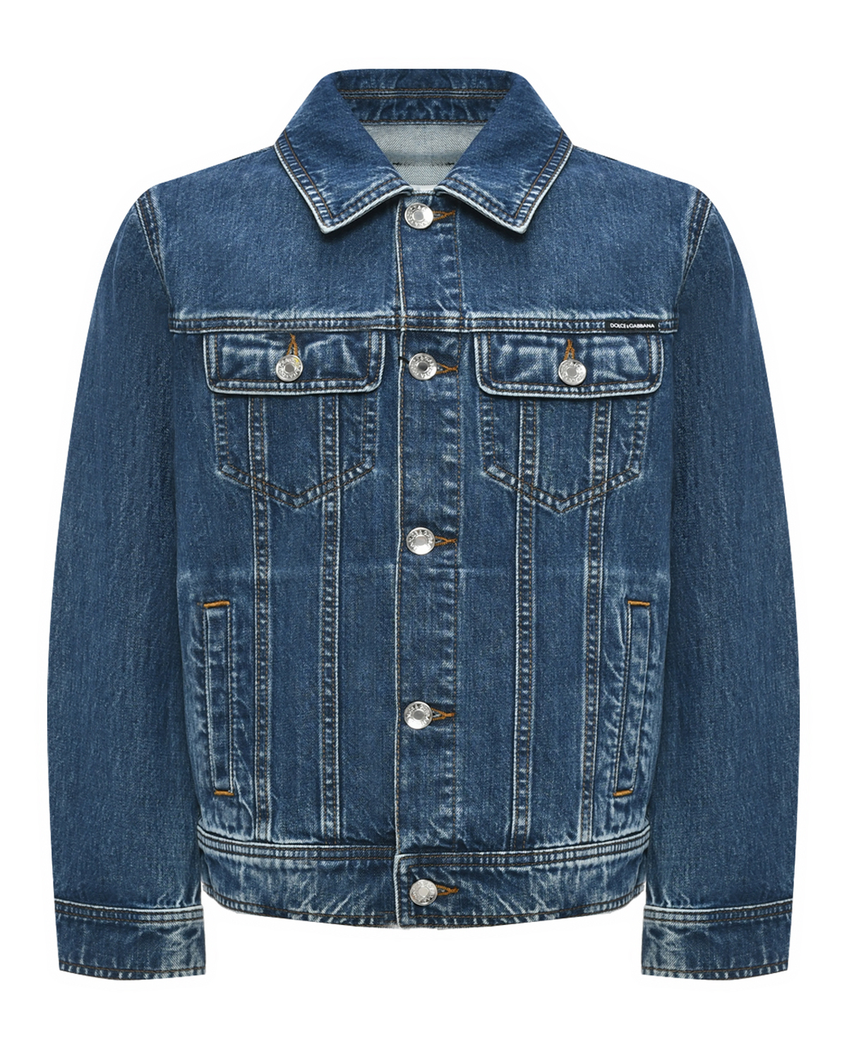 Куртка джинсовая Dolce&Gabbana, размер 152, цвет синий - фото 1