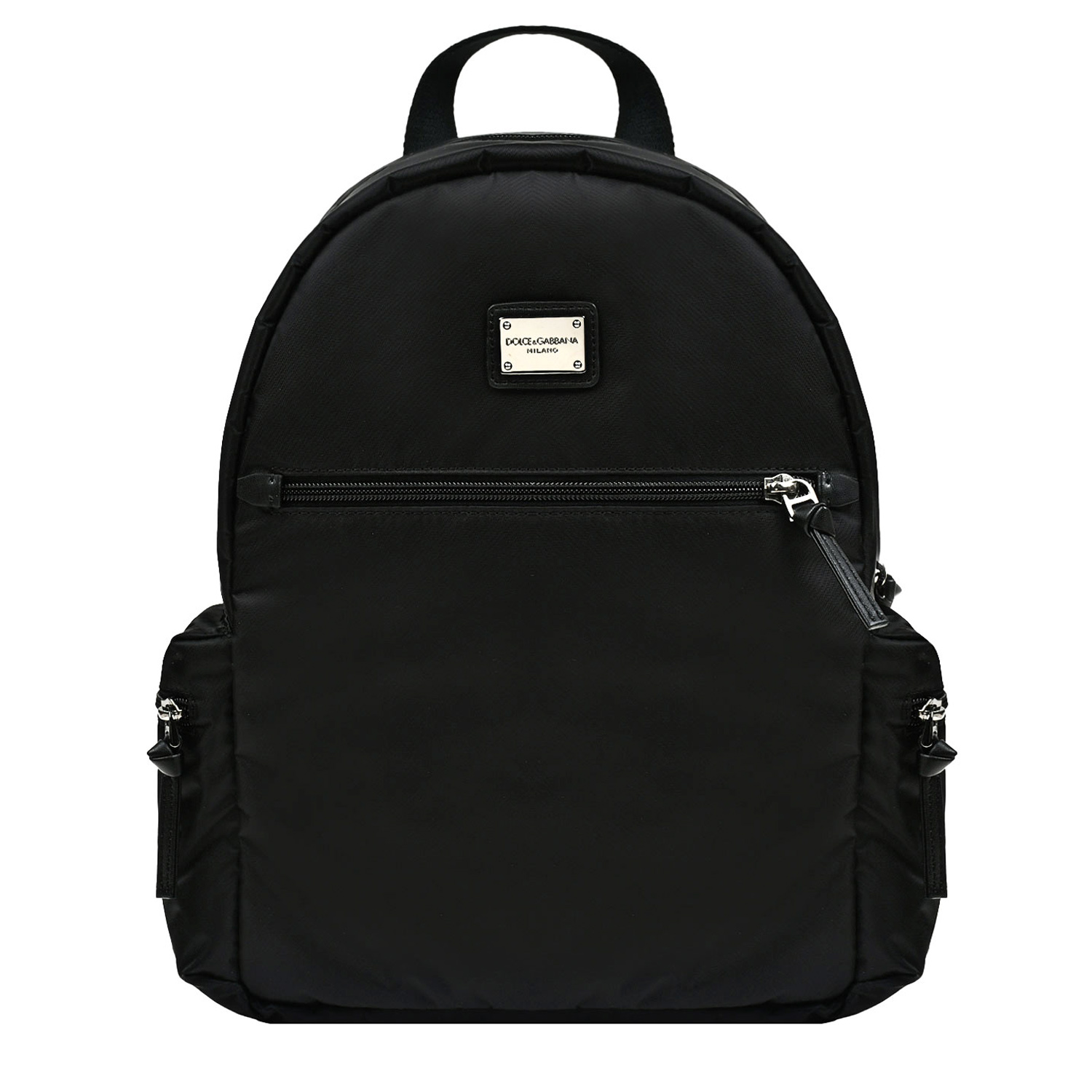 Рюкзак с боковыми карманами Dolce&Gabbana, размер unica, цвет черный - фото 1