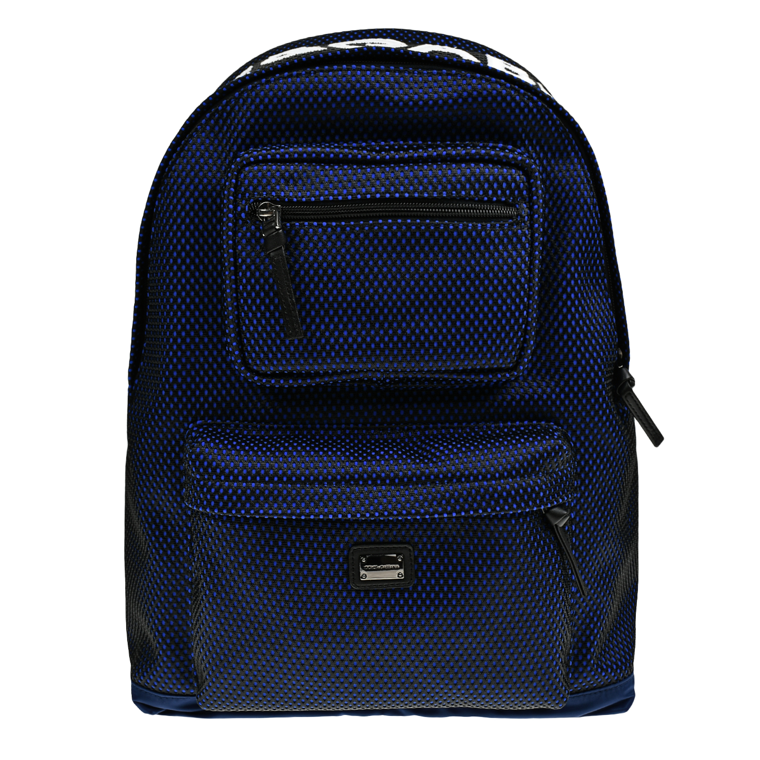 Рюкзак с накладными карманами, синий Dolce&Gabbana