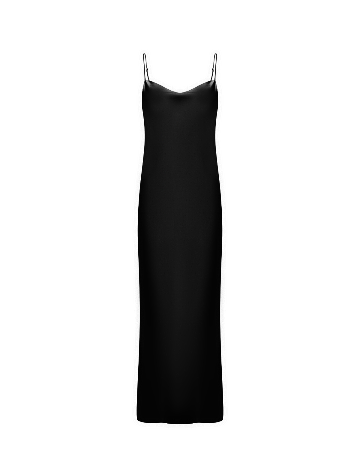 Шелковое платье-комбинация, черное Dorothee Schumacher