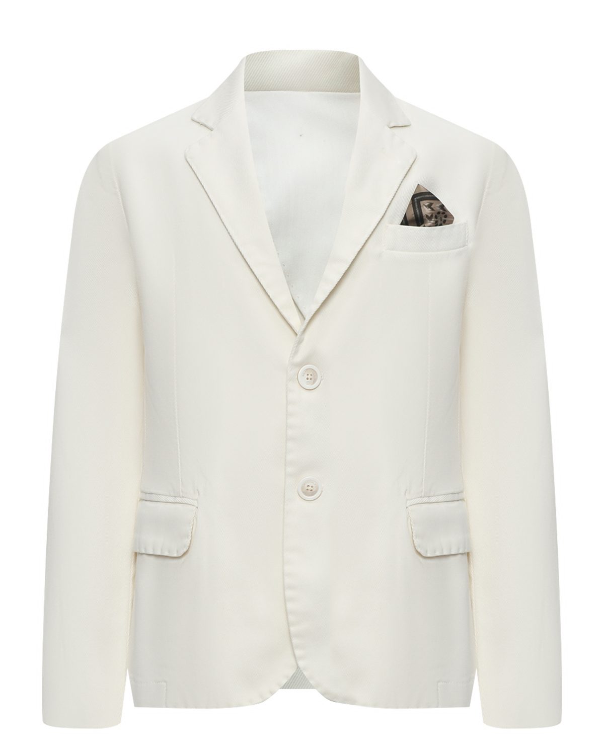 Однобортный льняной пиджак, белый Emanuel Pris
