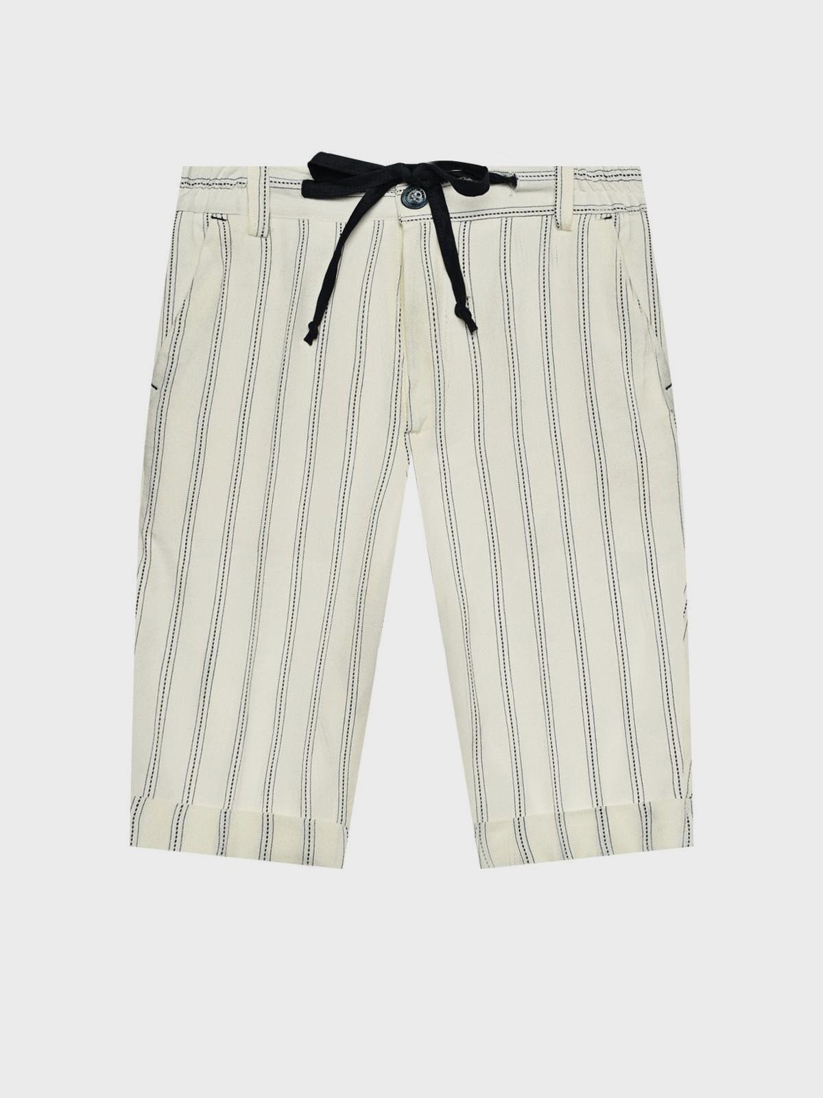 Бермуды в полоску, синие Emanuel Pris