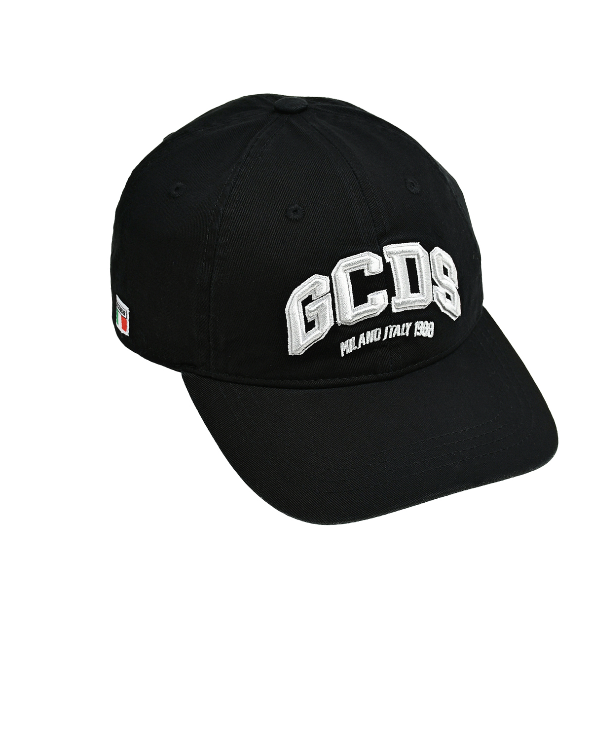 Кепка с лого, черная GCDS, размер unica, цвет черный - фото 1