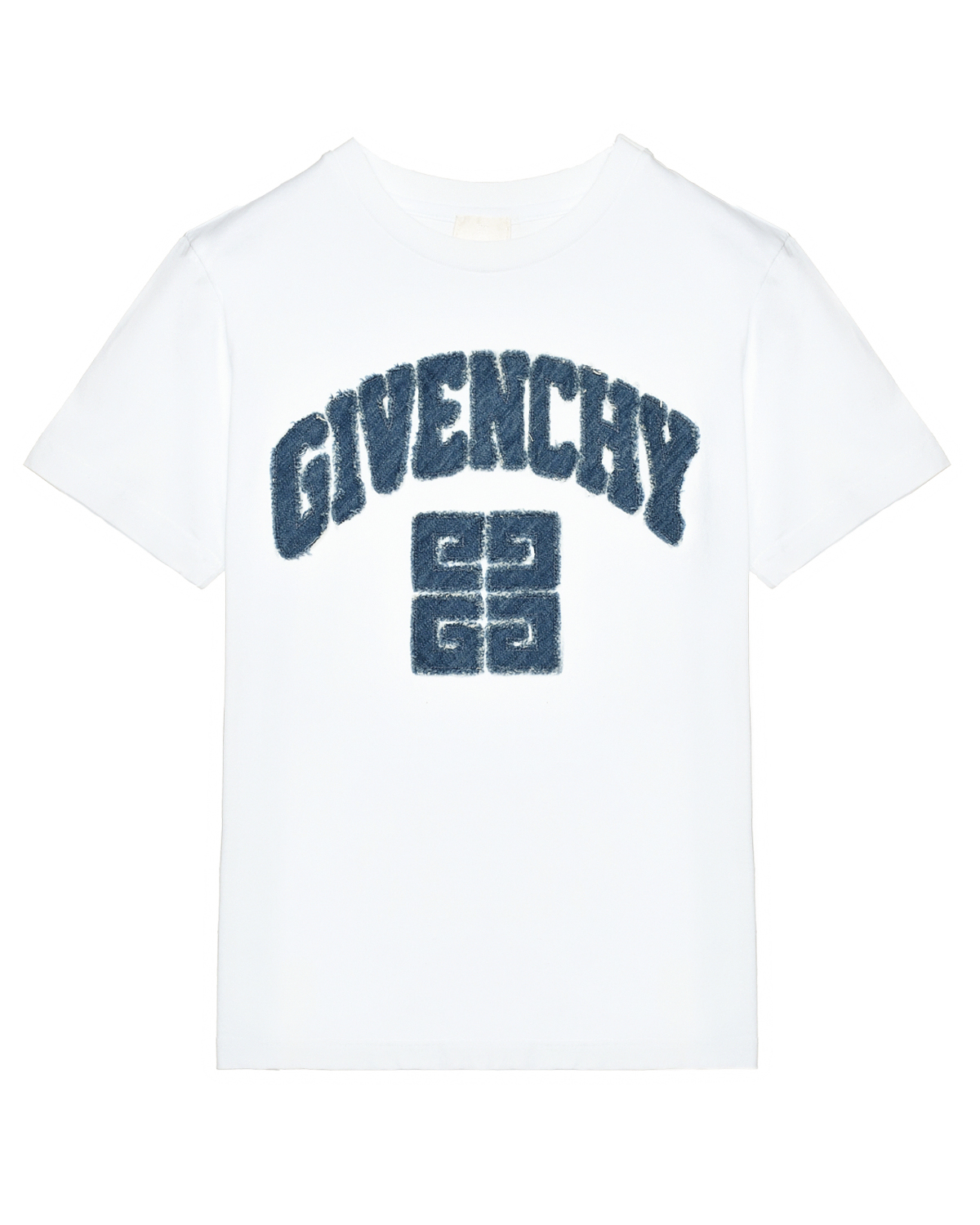 Футболка с логотипом, белая Givenchy, размер 152, цвет нет цвета