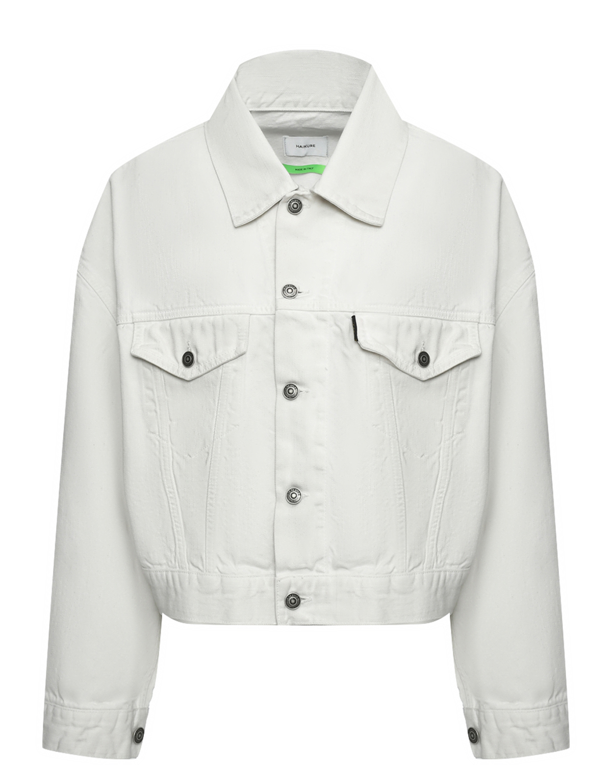 Куртка оверсайз, белая HAIKURE, размер 42, цвет нет цвета