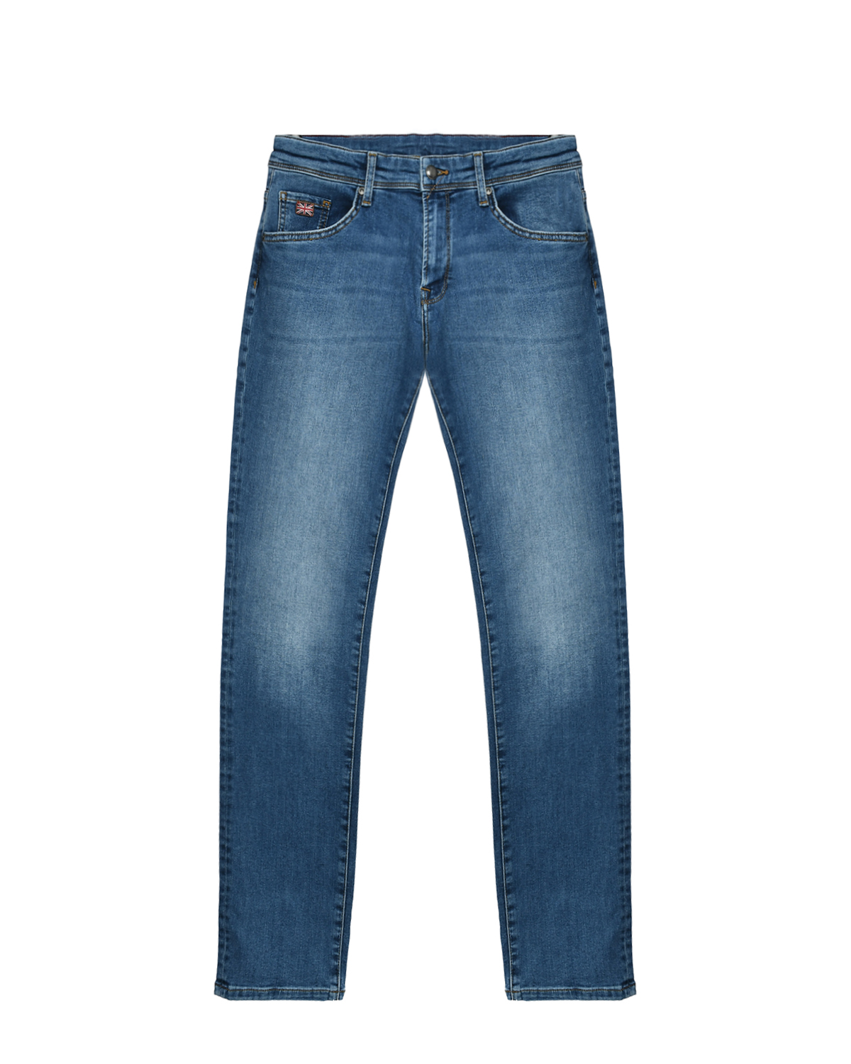 Брюки джинсовые выбеленные зауженные Hackett London, размер 176, цвет нет цвета