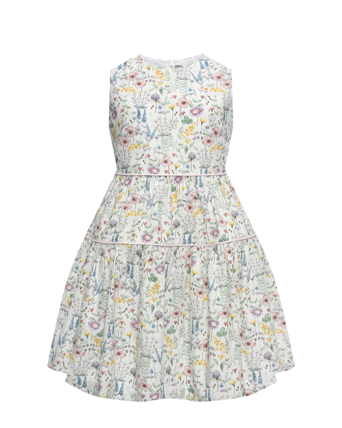 Платье со сплошным цветочным принтом IL Gufo, размер 104 - фото 1