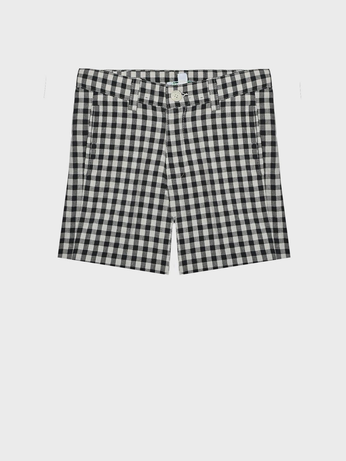 Бермуды в клетку, черные KENZO