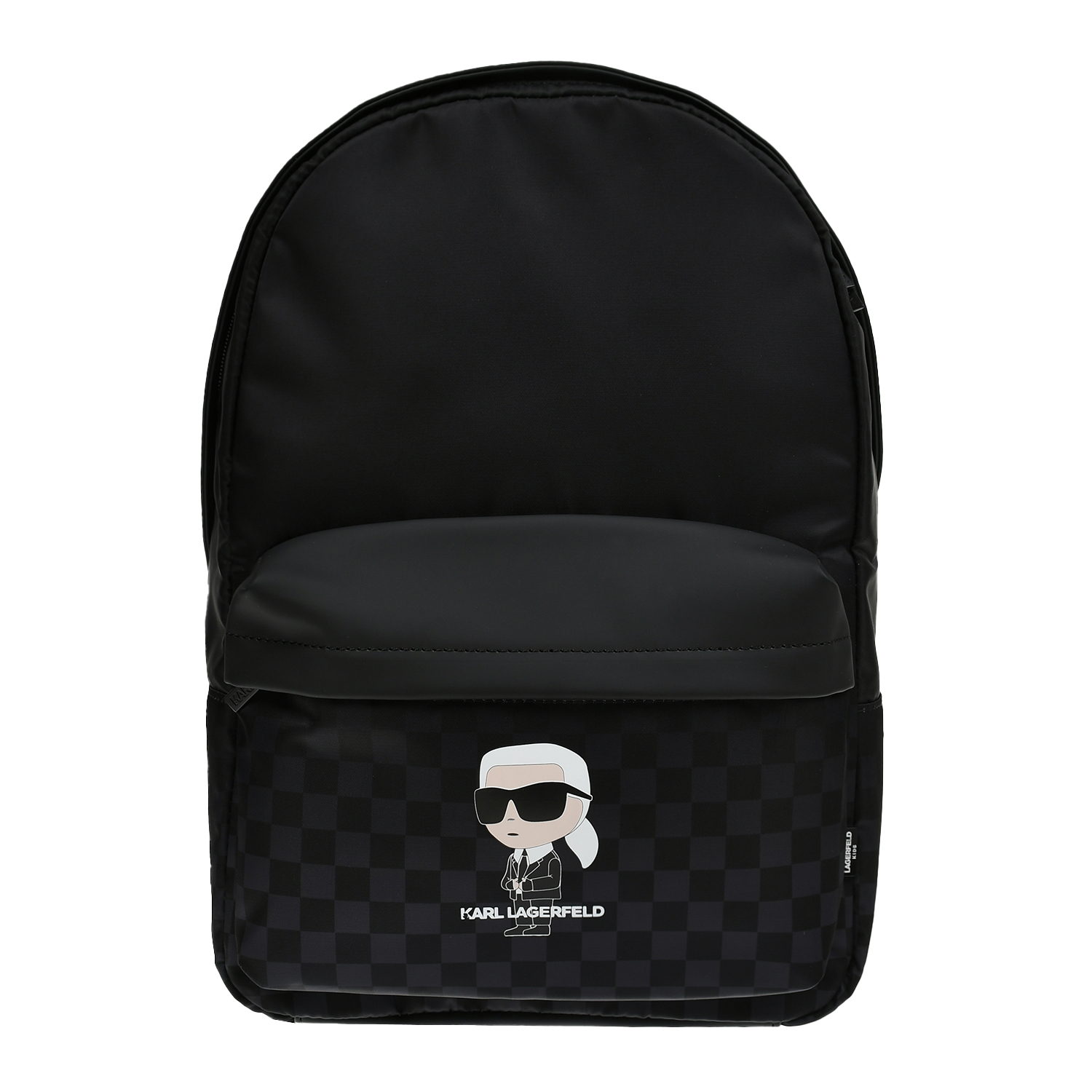 Рюкзак с принтом Karl, черный Karl Lagerfeld kids, размер unica, цвет нет цвета