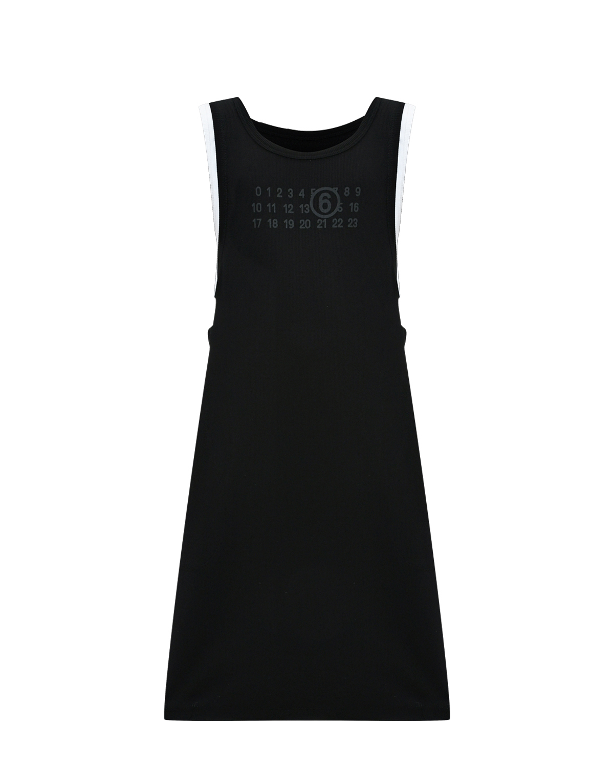 Платье без рукавов, черное MM6 Maison Margiela, размер 152, цвет нет цвета - фото 1