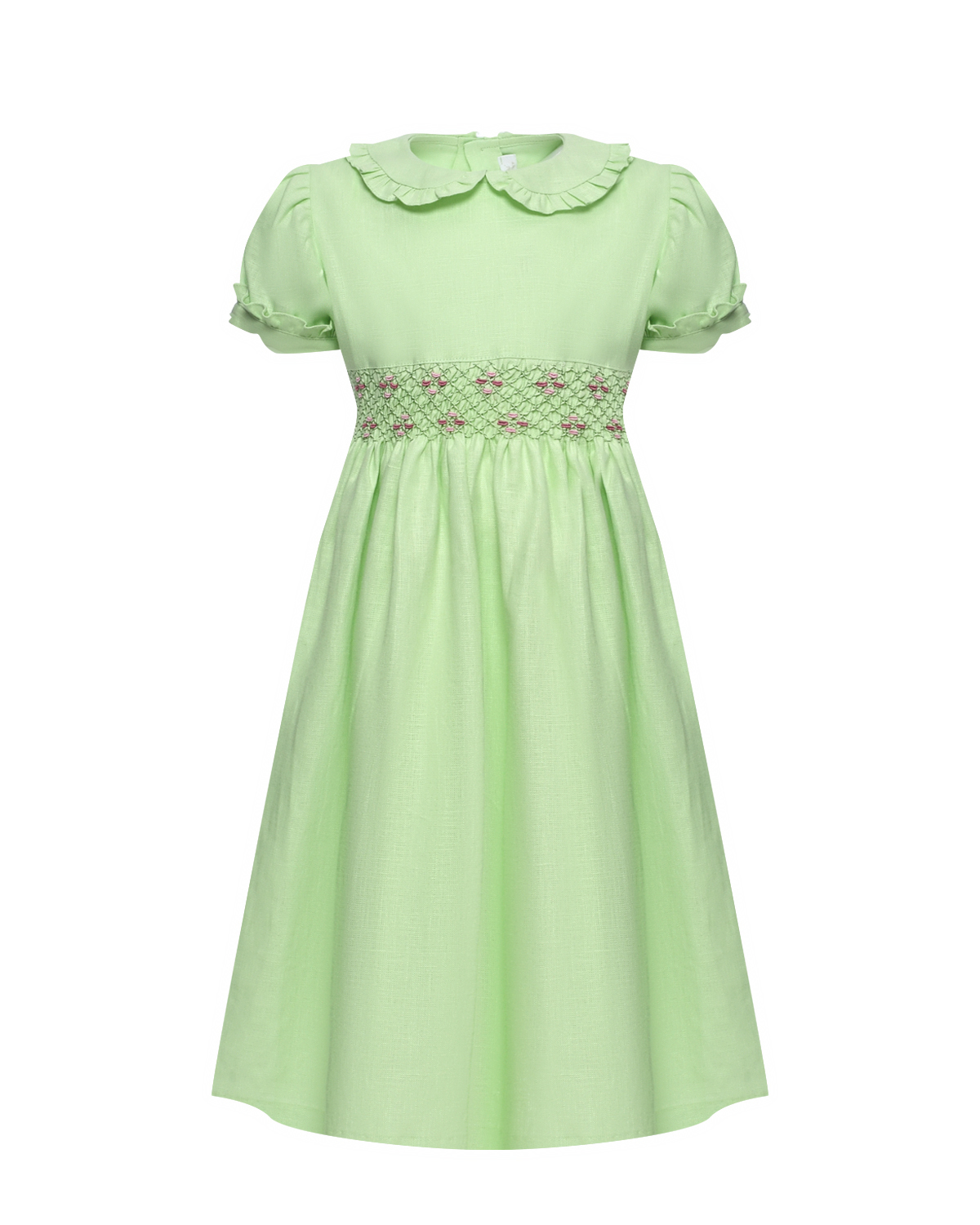 Платье с резинкой на поясе, зеленое Mariella Ferrari