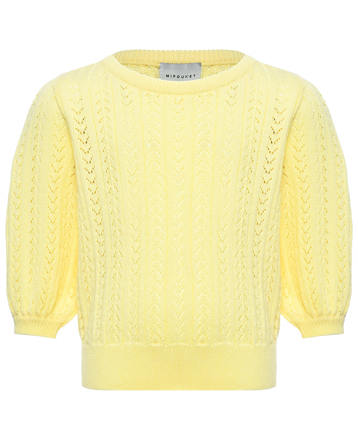 Джемпер ажурной вязки Mipounet