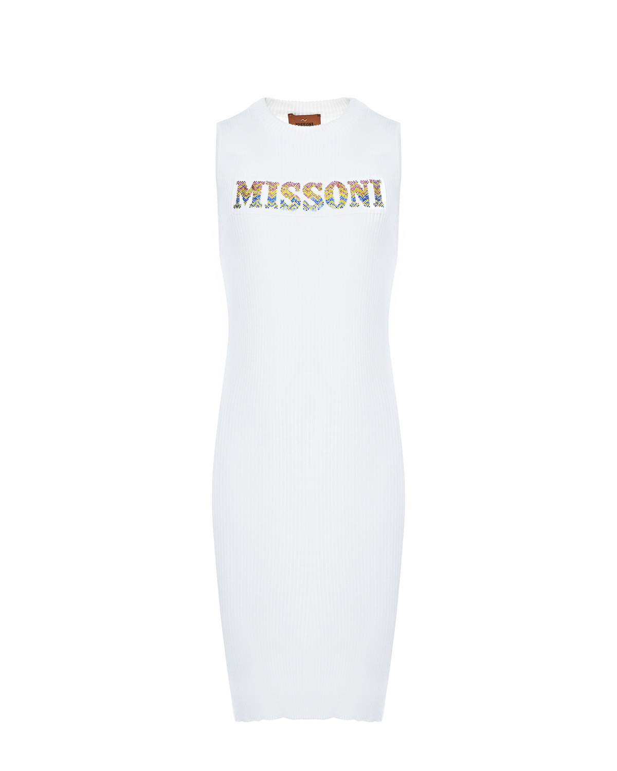 Платье с лого из стразов Missoni, размер 152, цвет нет цвета - фото 1