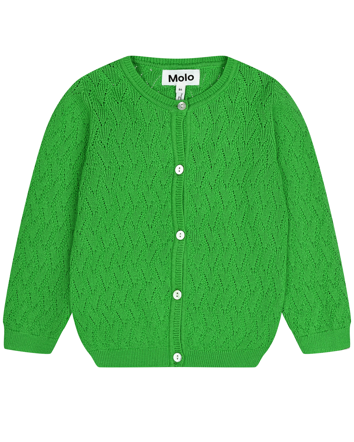 Кардиган Gilli Classic green Molo, размер 98, цвет нет цвета - фото 1