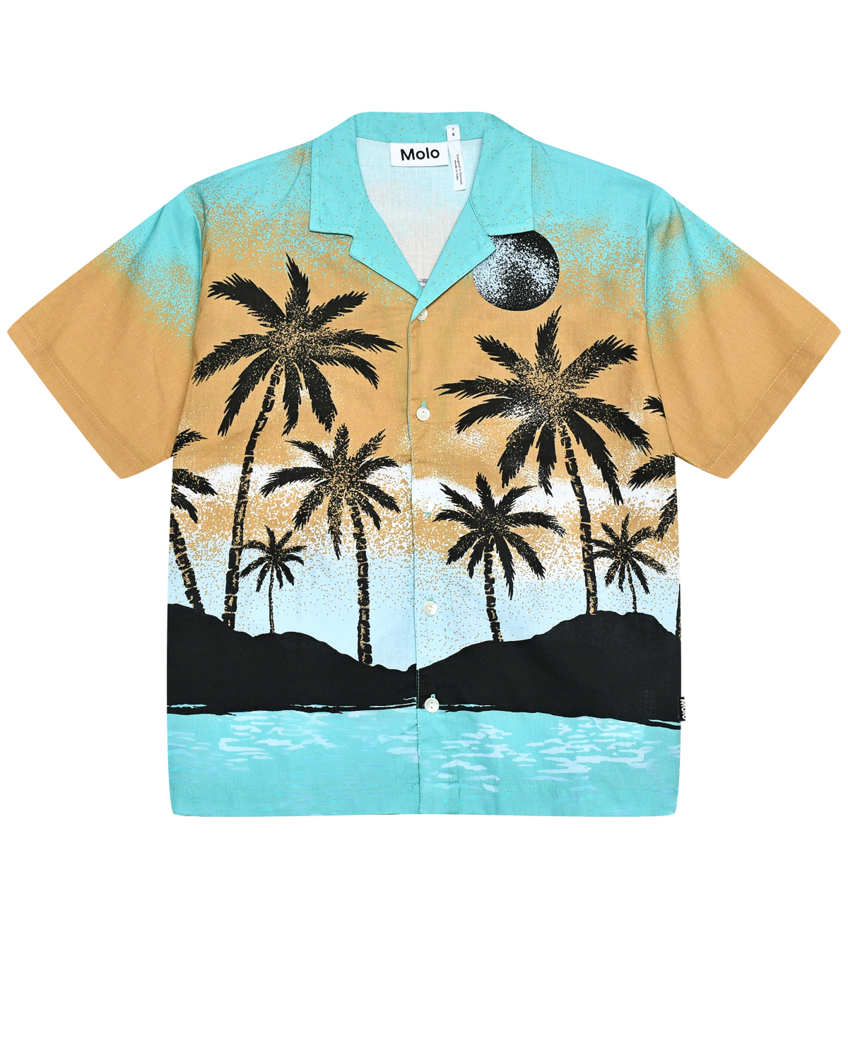 Рубашка с принтом "пальмы" Molo, размер 152, цвет нет цвета