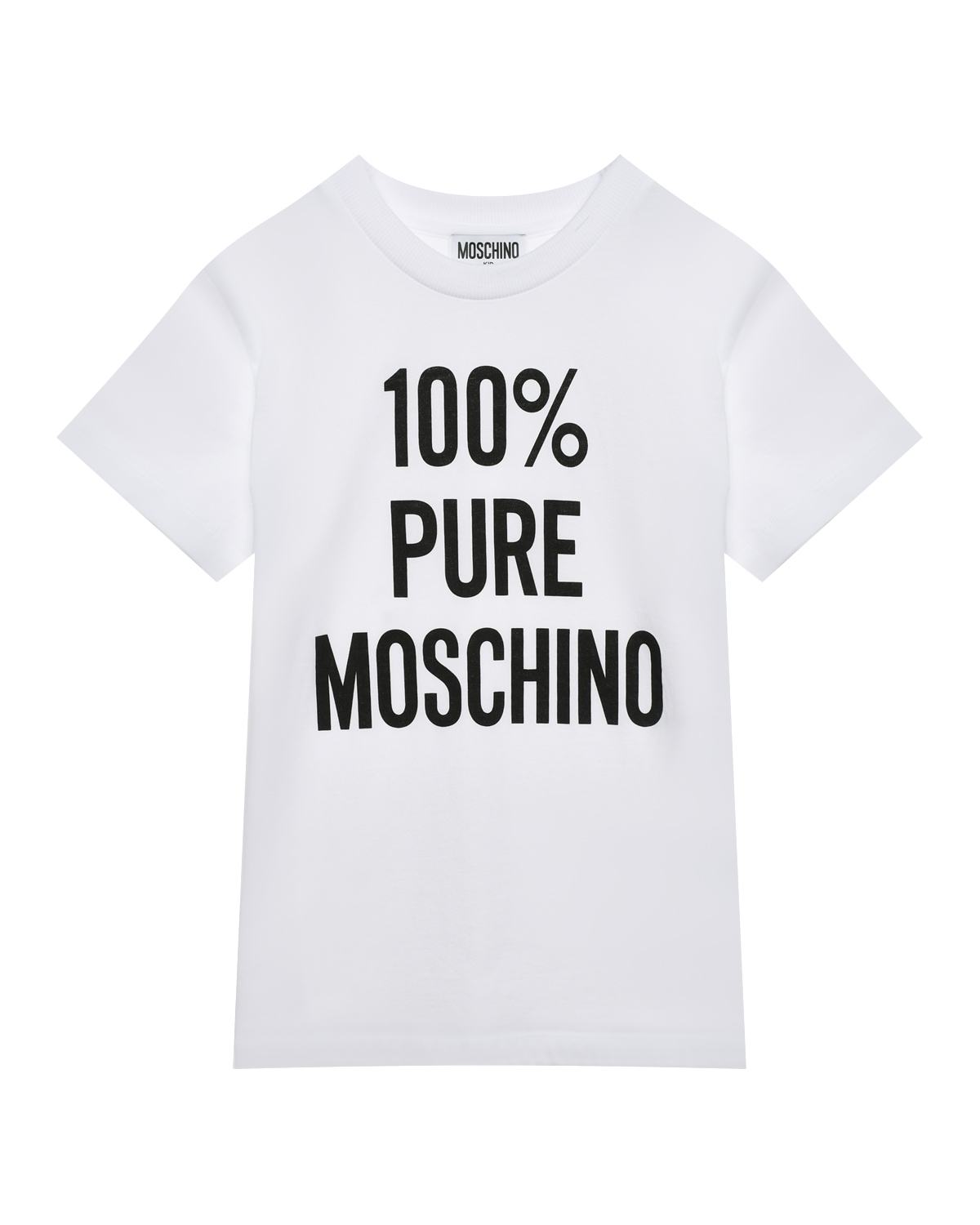 Футболка с принтом "100% Pure Moschino"
