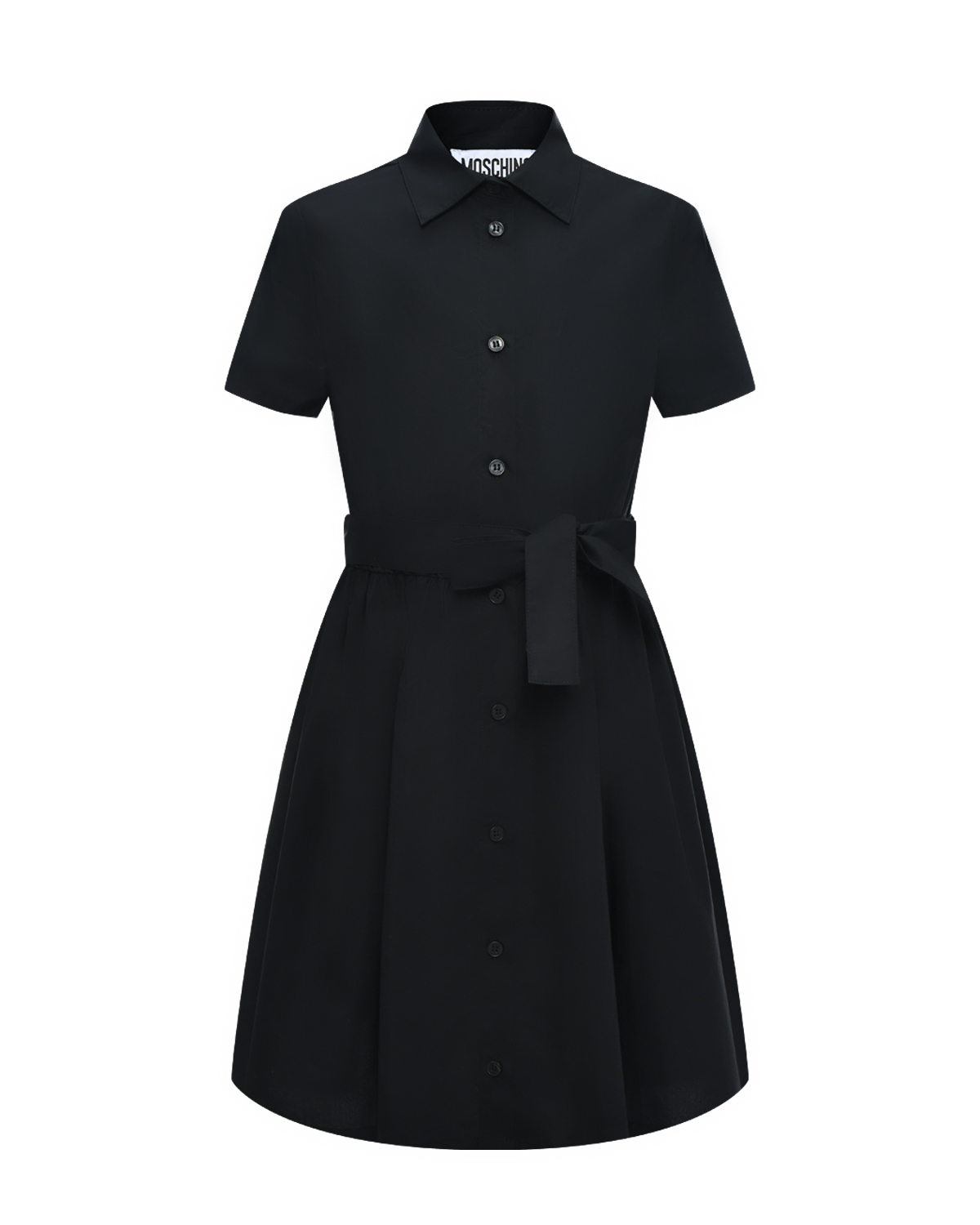 Платье с принтом "100% Pure Moschino", размер 152, цвет черный - фото 1