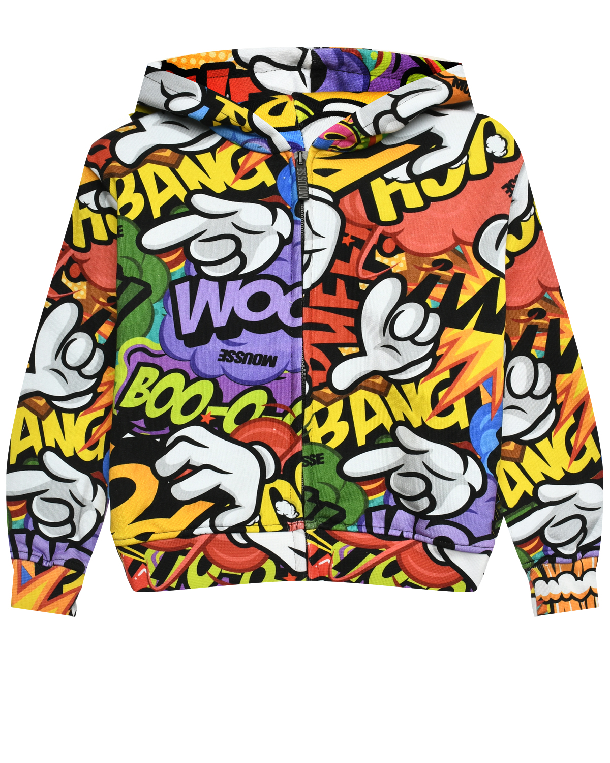 Куртка спортивная с принтом граффити, разноцветная Mousse kids