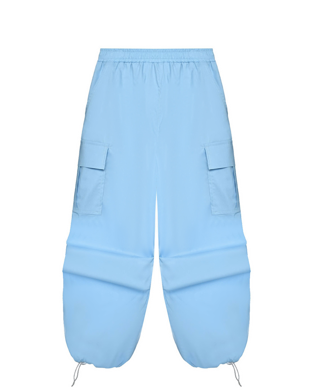 Брюки с карманами-карго, голубые Paade Mode, размер 164, цвет нет цвета