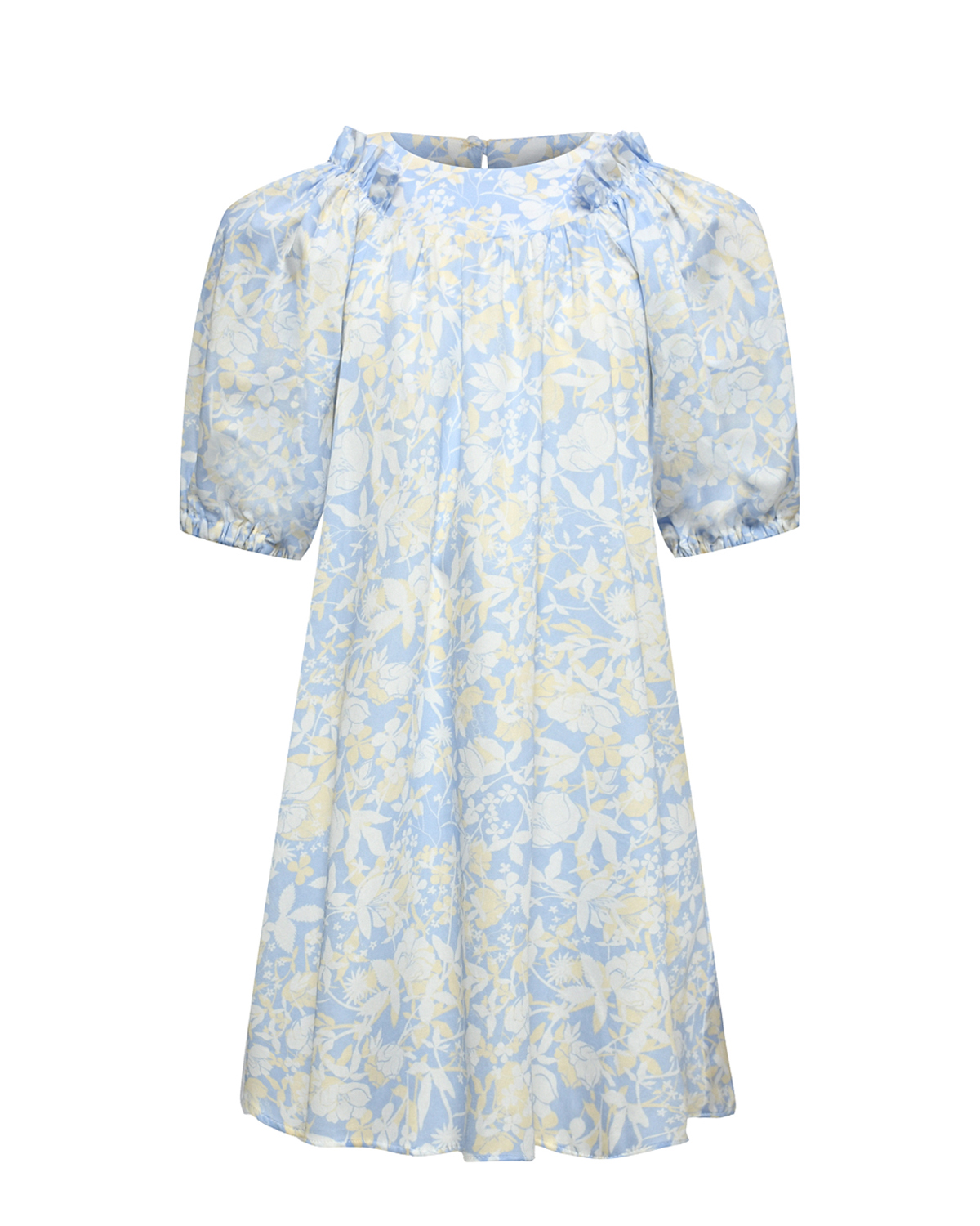 Платье с рукавами-фонариками и цветочным принтом Paade Mode футболка с цветочным принтом dolce