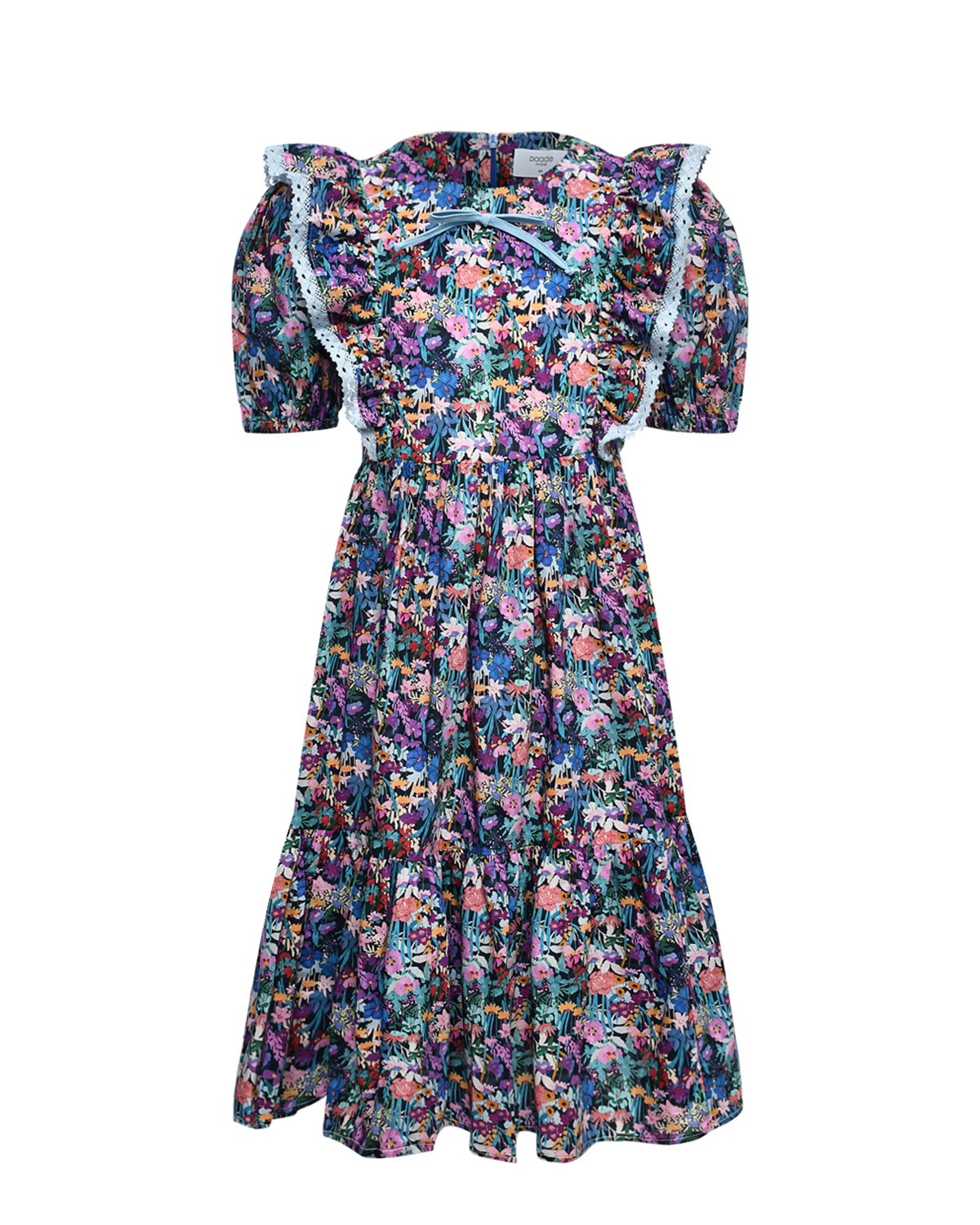 Платье с рюшами и цветочным принтом Paade Mode, размер 116 - фото 1