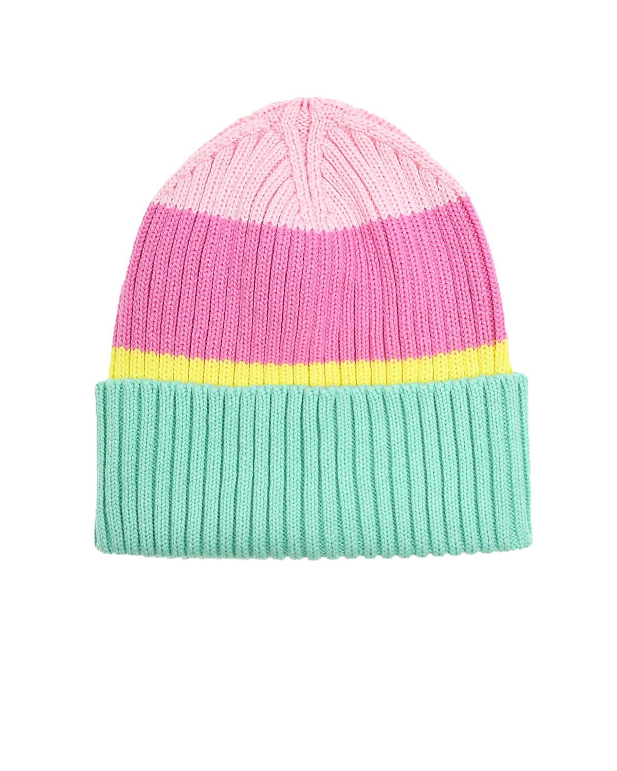 Трехцветная шапка в полоску Regina, размер 55 - фото 1