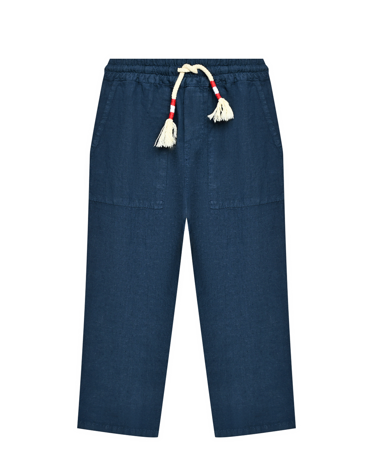 Льняные брюки, синие Saint Barth, размер 176, цвет нет цвета
