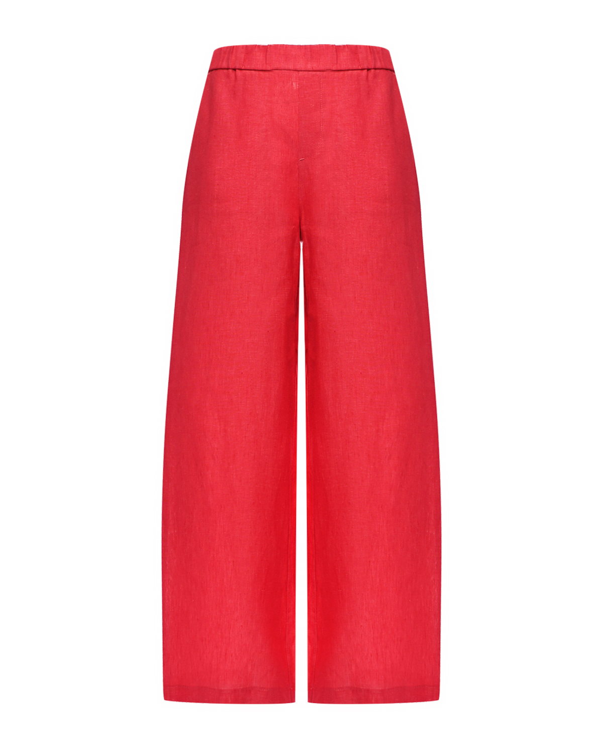 Льняные брюки-палаццо SHADE, размер 40, цвет нет цвета