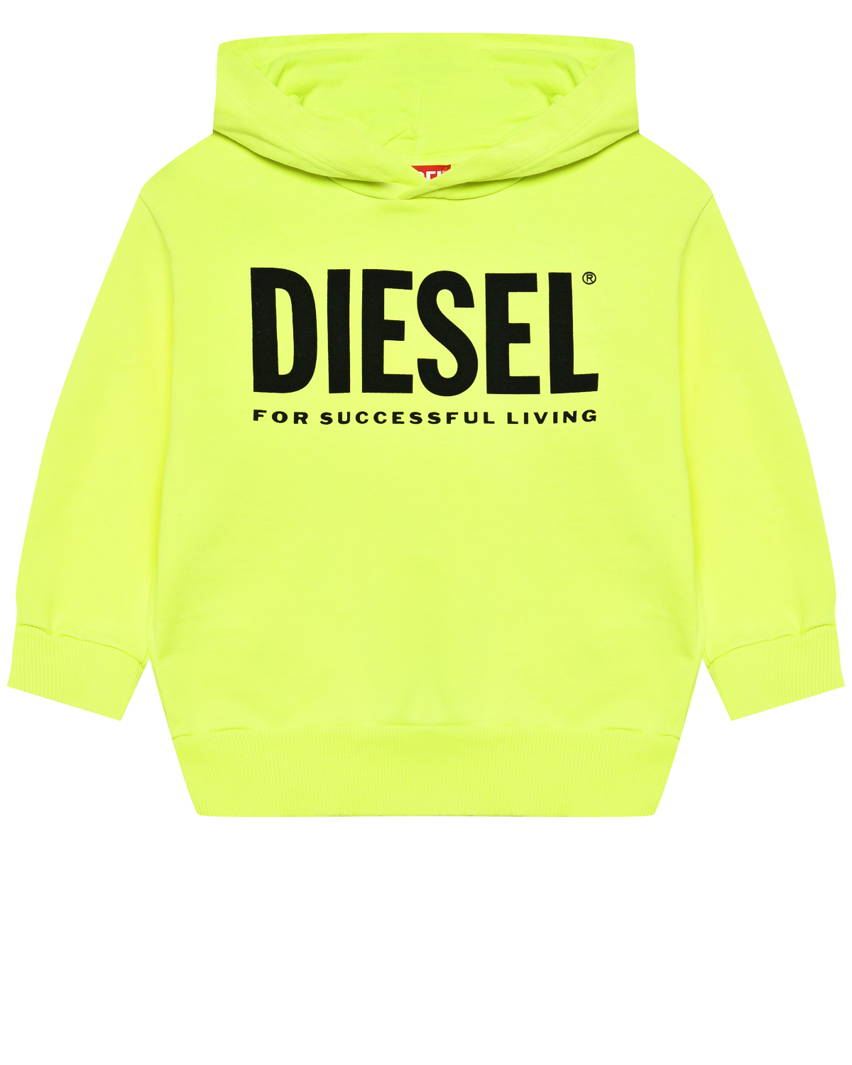 Толстовка-худи с капюшоном и лого Diesel, размер 164, цвет нет цвета