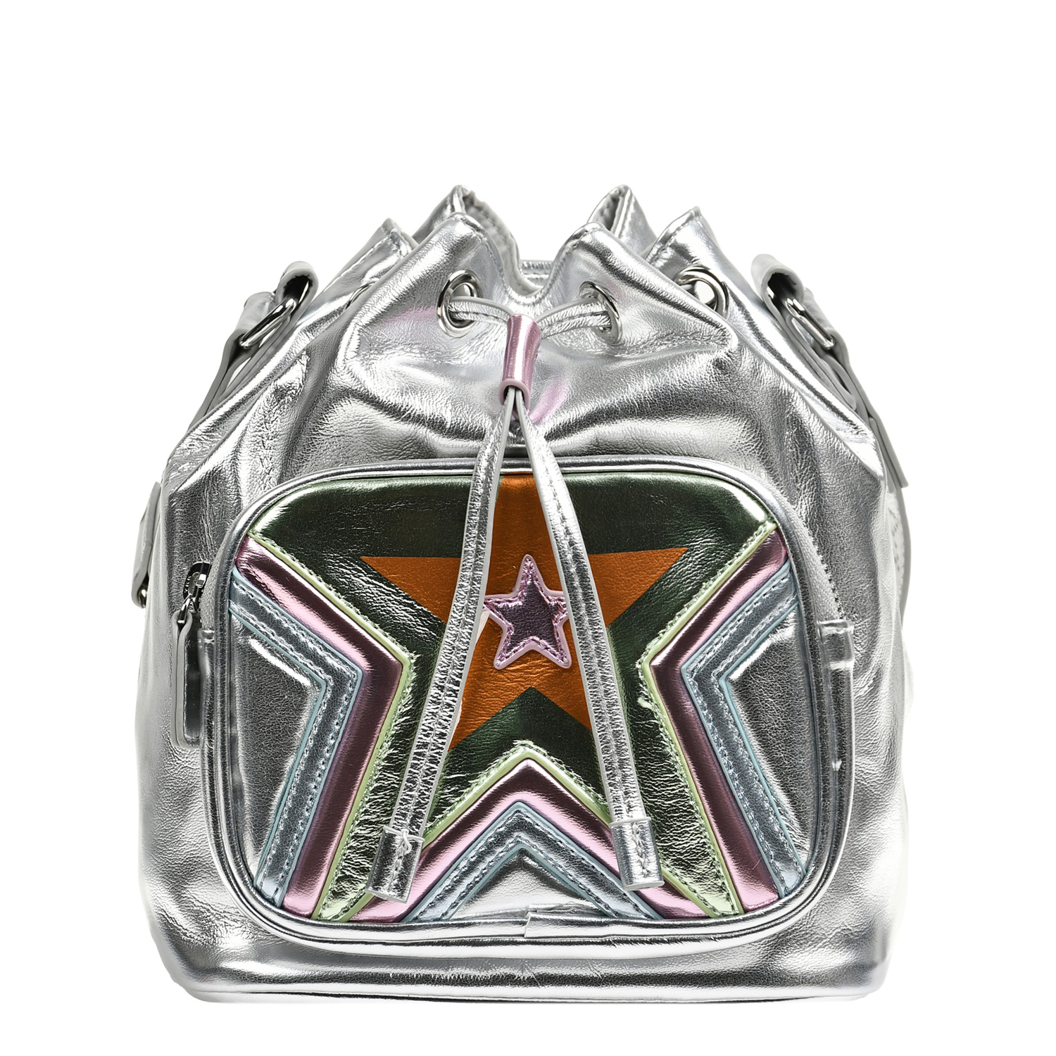 Сумка-торба с декором "звезды" Stella McCartney, размер unica, цвет нет цвета