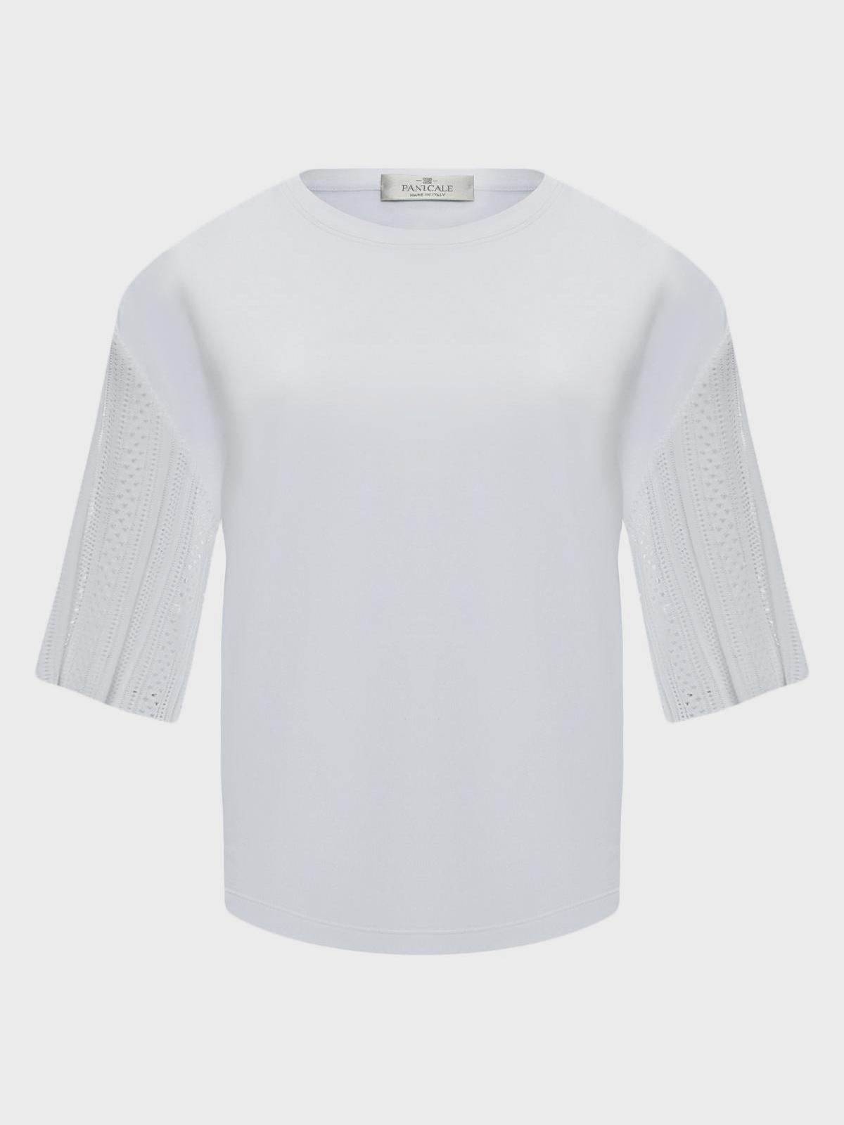 Топ с рукавами из ажурной вязки Panicale