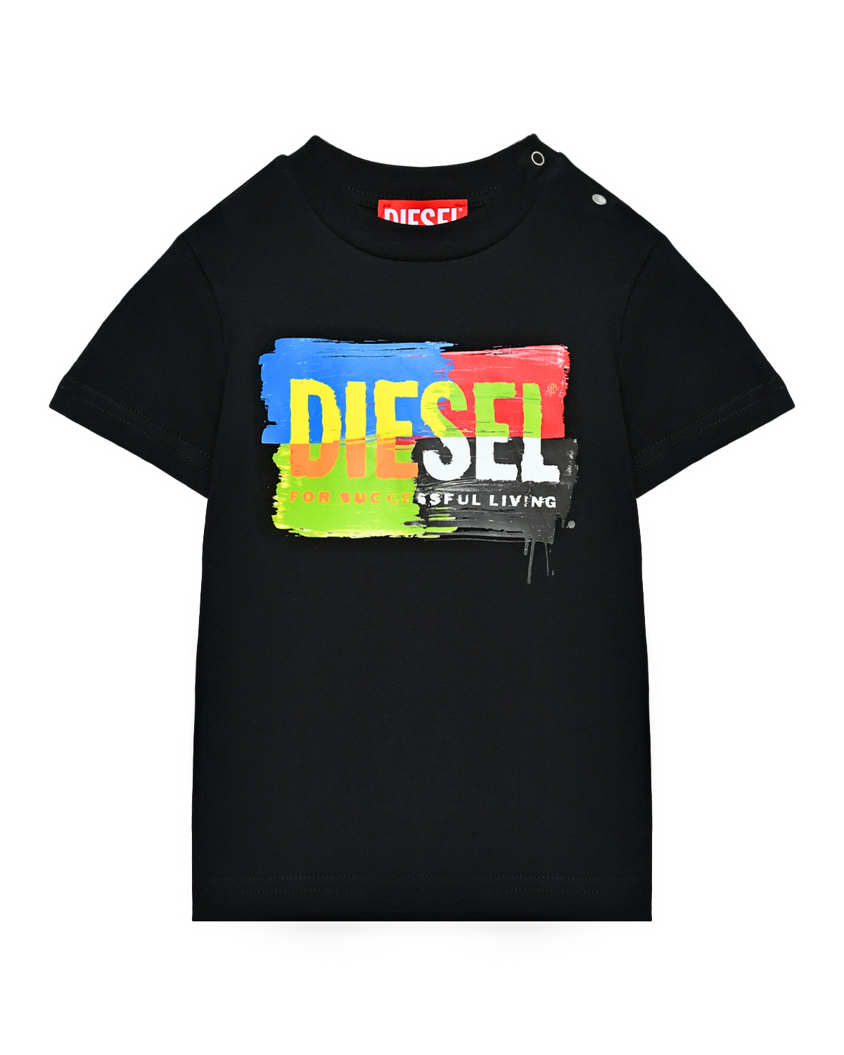 Футболка Diesel, размер 86, цвет черный - фото 1