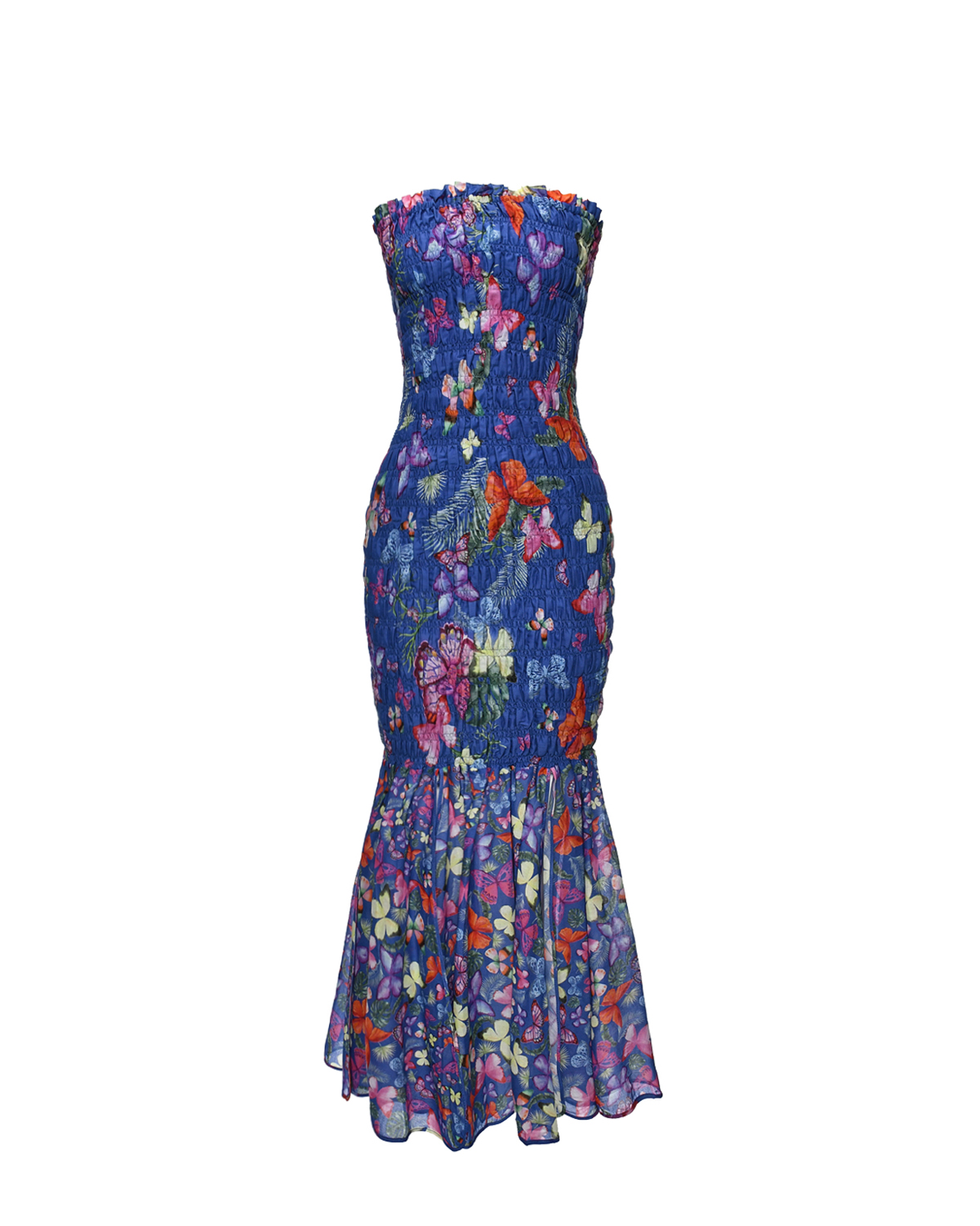 Платье с принтом "бабочки" Charo Ruiz, размер 42, цвет нет цвета