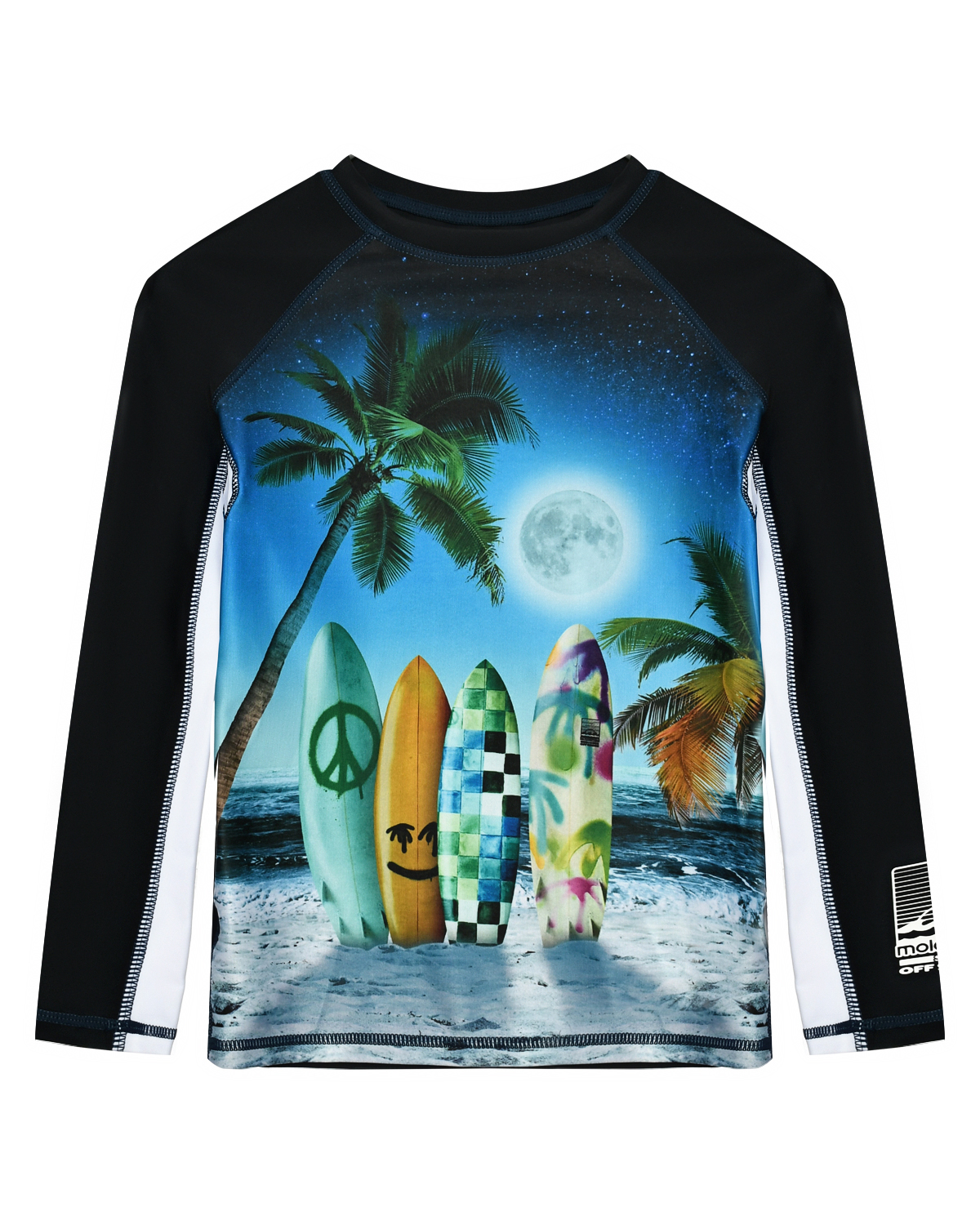 Пляжная толстовка Neptun LS Sunset Surfer Molo, размер 140, цвет нет цвета