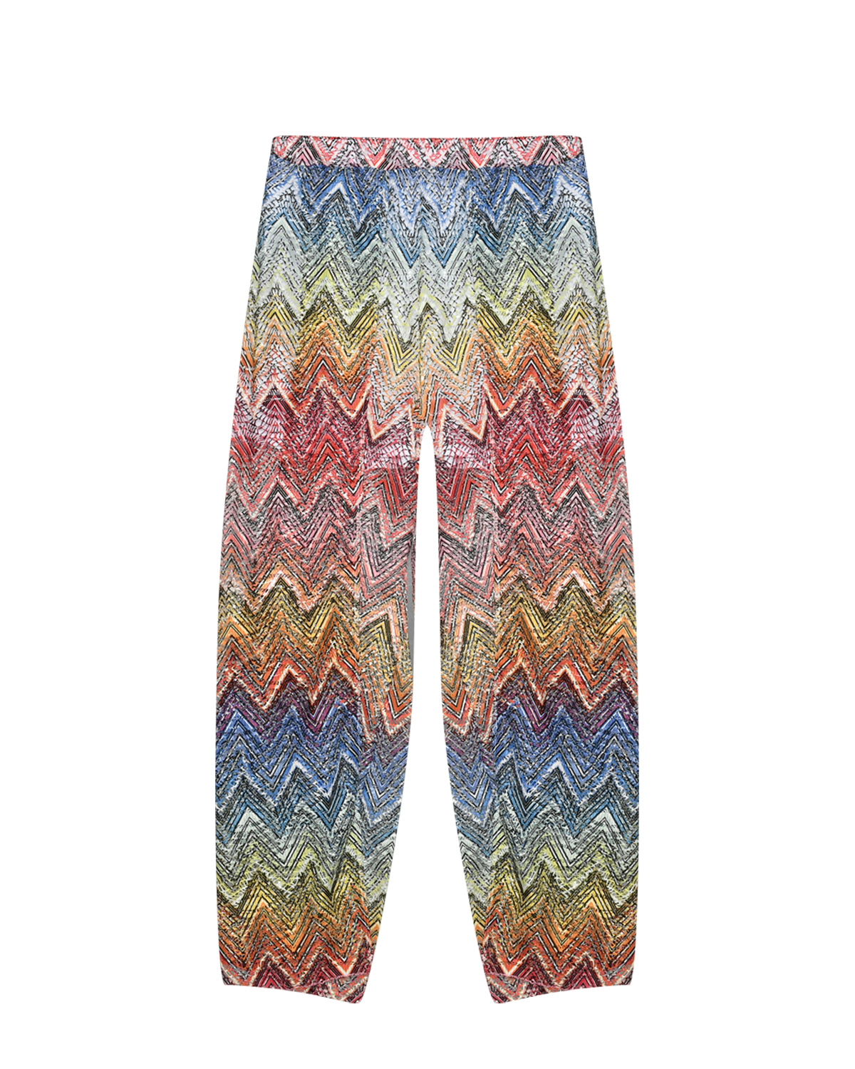 Широкие брюки со сплошным разноцветным принтом Missoni, размер 140