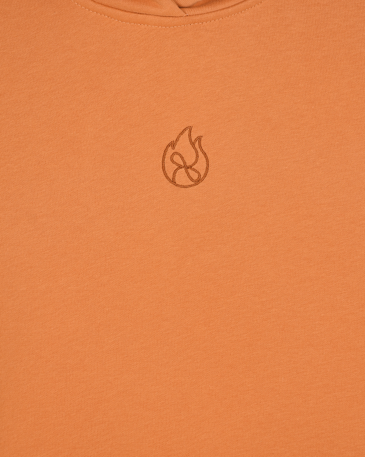 Оранжевая толстовка-худи из футера Dan Maralex детская, размер 104, цвет оранжевый - фото 3