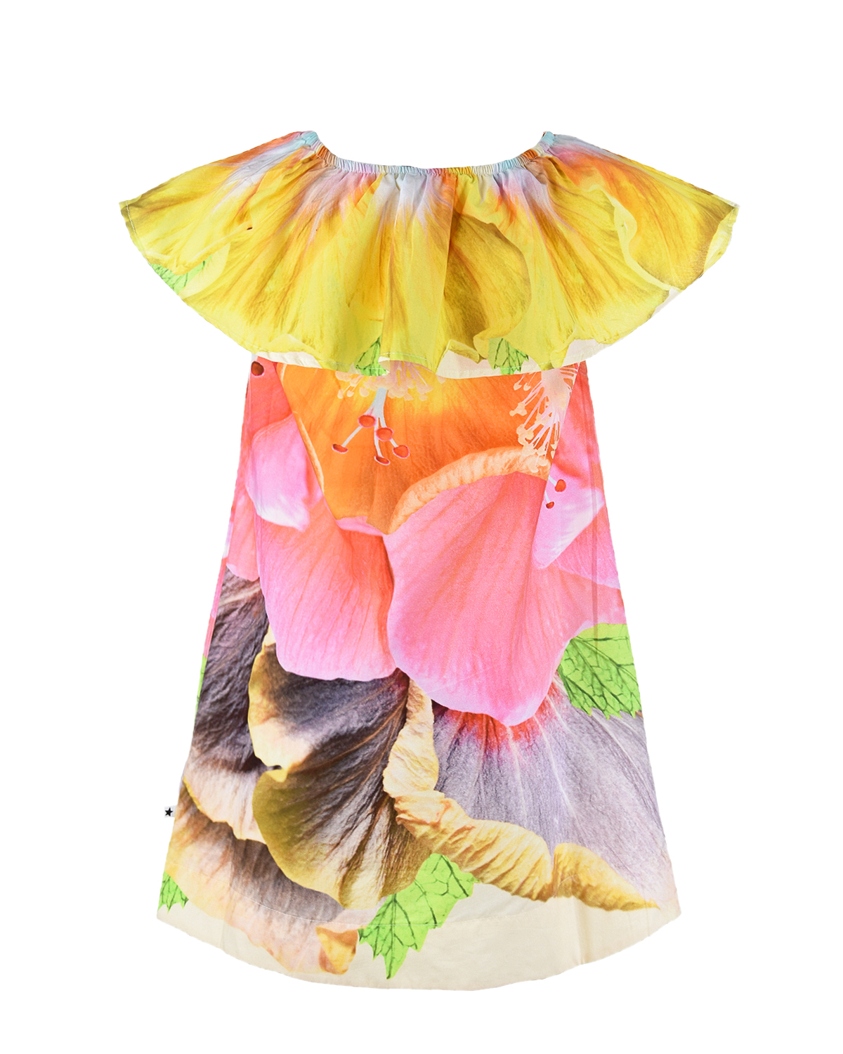 Платье с принтом "I Am Hibiscus" Molo детское, размер 110/116, цвет нет цвета - фото 2