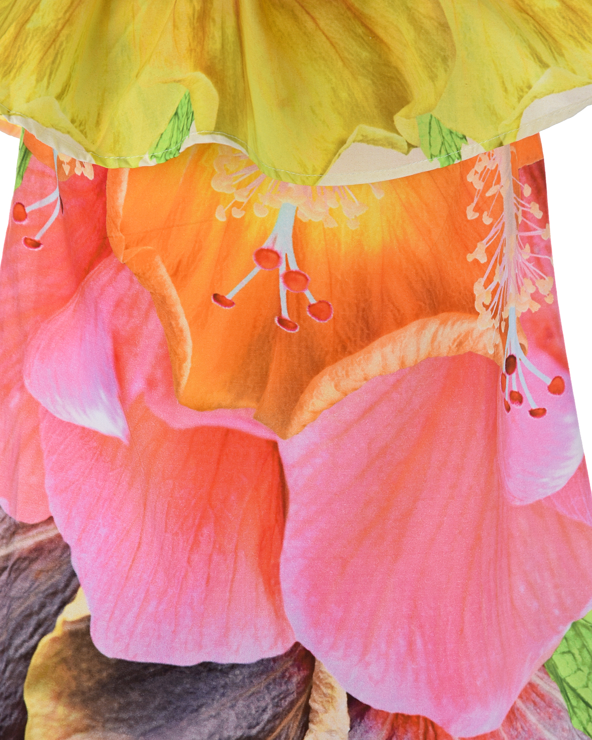 Платье с принтом "I Am Hibiscus" Molo детское, размер 110/116, цвет нет цвета - фото 3