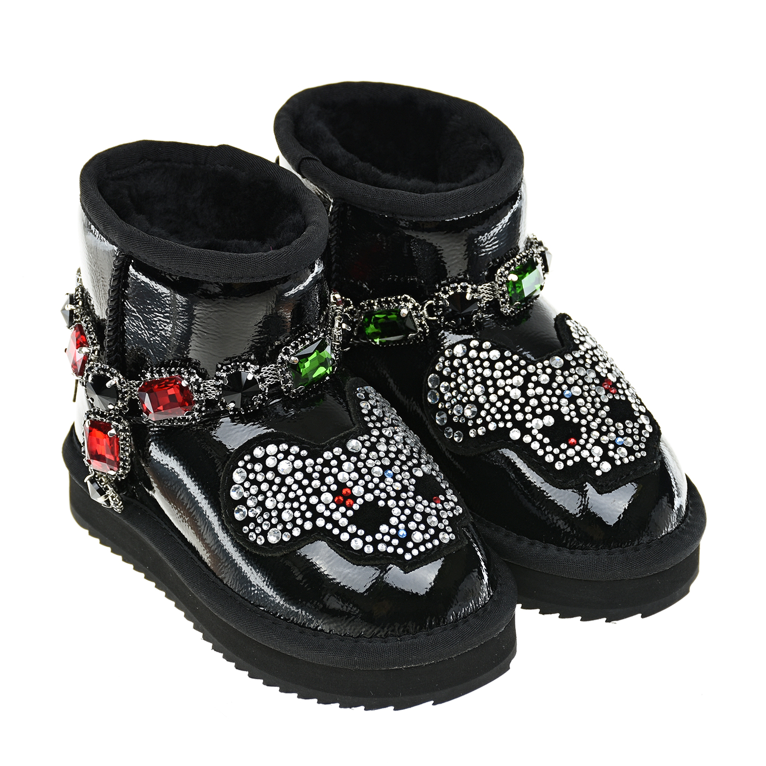 

Угги из кожи со стразами John Richmond детские