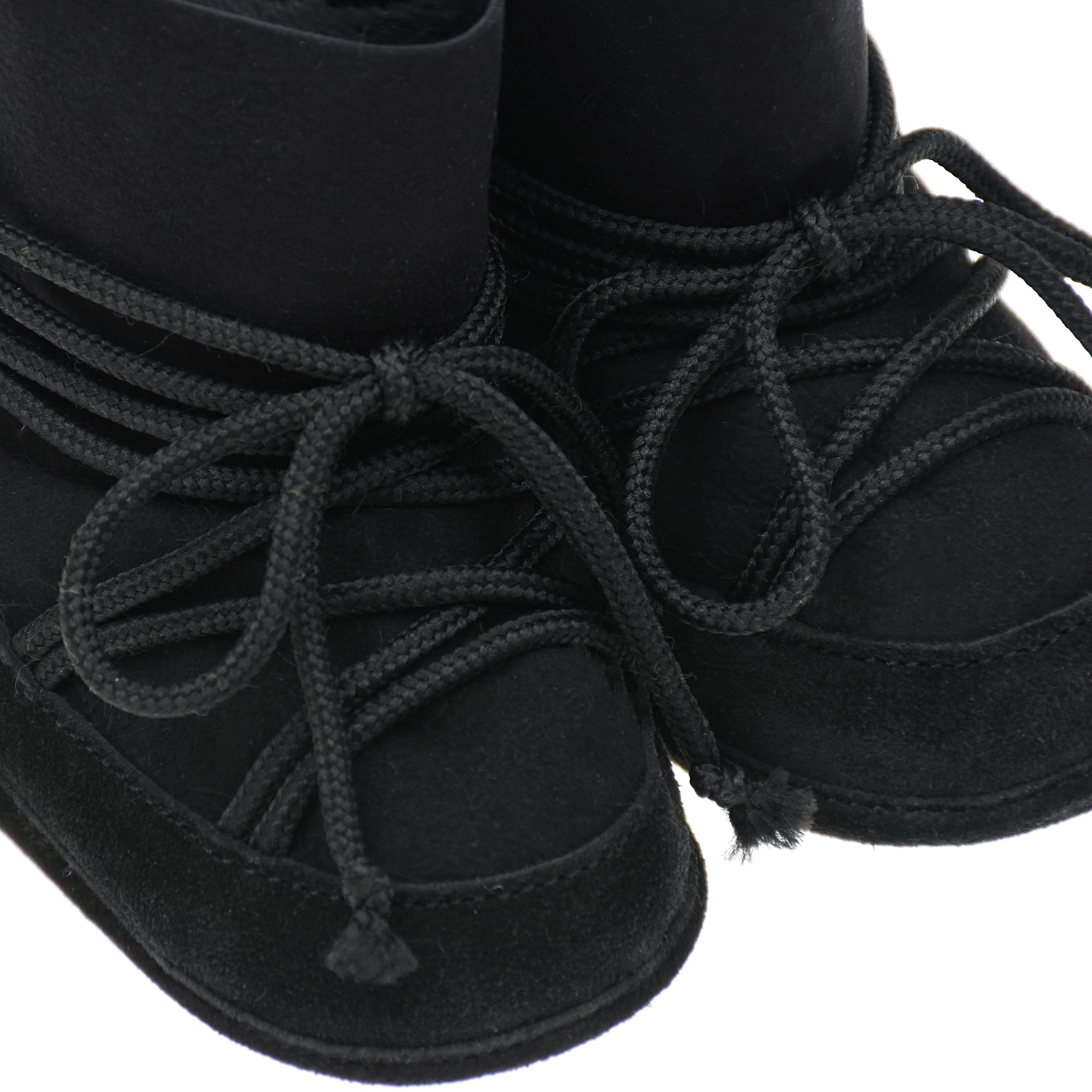 Черные пинетки-мунбуты INUIKII детские, размер 19, цвет черный - фото 6
