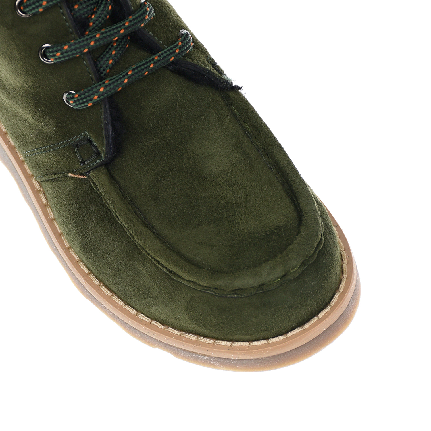 Зеленые ботинки с подкладкой из овчины Dolce&Gabbana детские, размер 37, цвет зеленый - фото 6