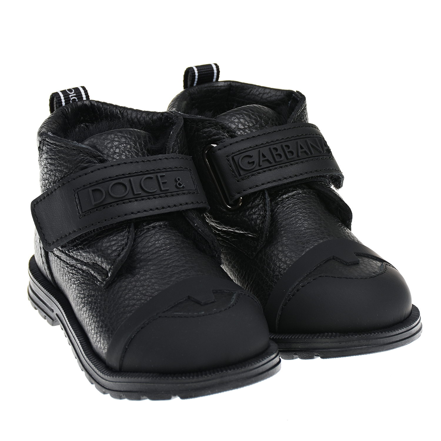 Черные зимние ботинки Dolce&Gabbana детские