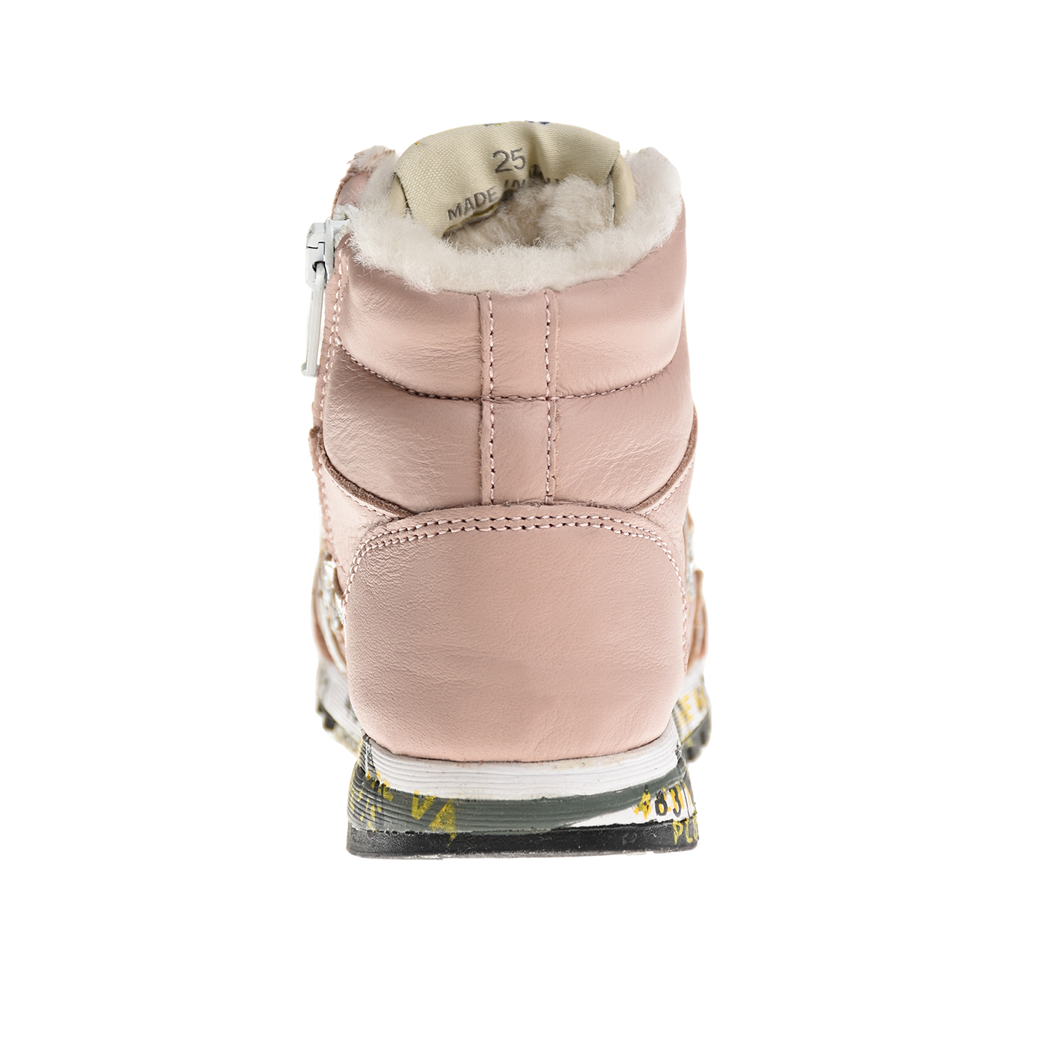 Розовые утепленные кроссовки will be Premiata детские, размер 26, цвет розовый - фото 3