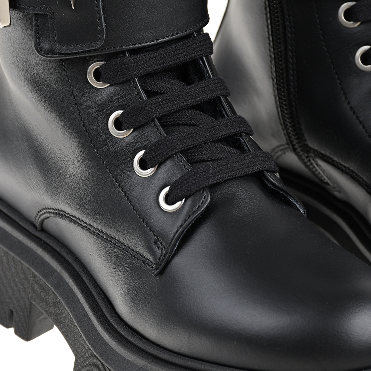 Черные утепленные ботинки из натуральной кожи Cesare Paciotti детские, размер 32, цвет черный - фото 7