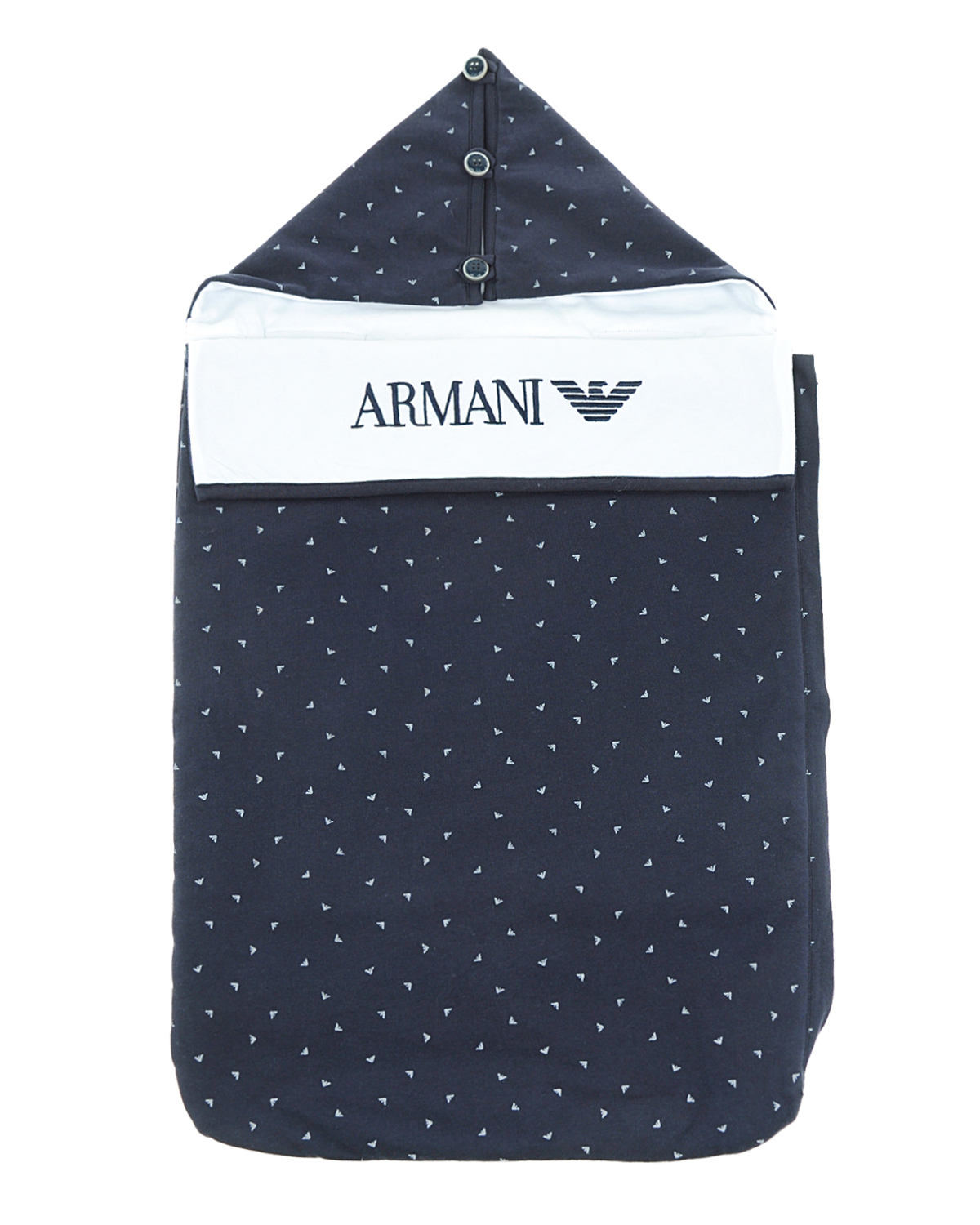 

Конверт для новорожденных из хлопкового трикотажа Emporio Armani