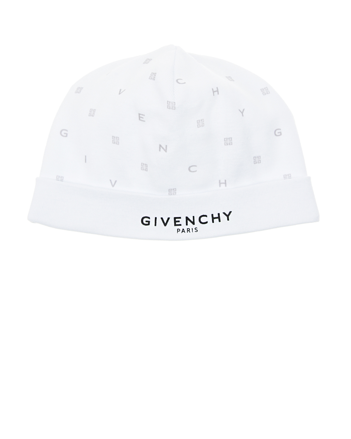 Комплект из хлопка: комбинезон, шапка, слюнявчик Givenchy детский - фото 5