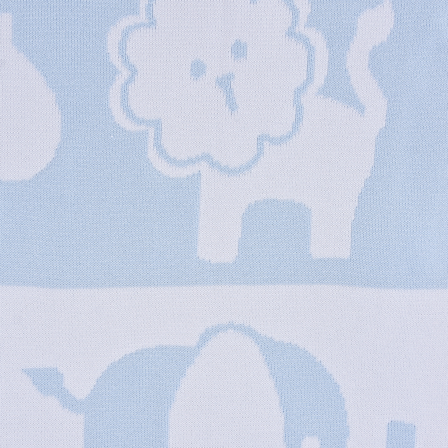 Плед с принтом в виде животных Kissy Kissy детский, размер unica, цвет голубой - фото 3