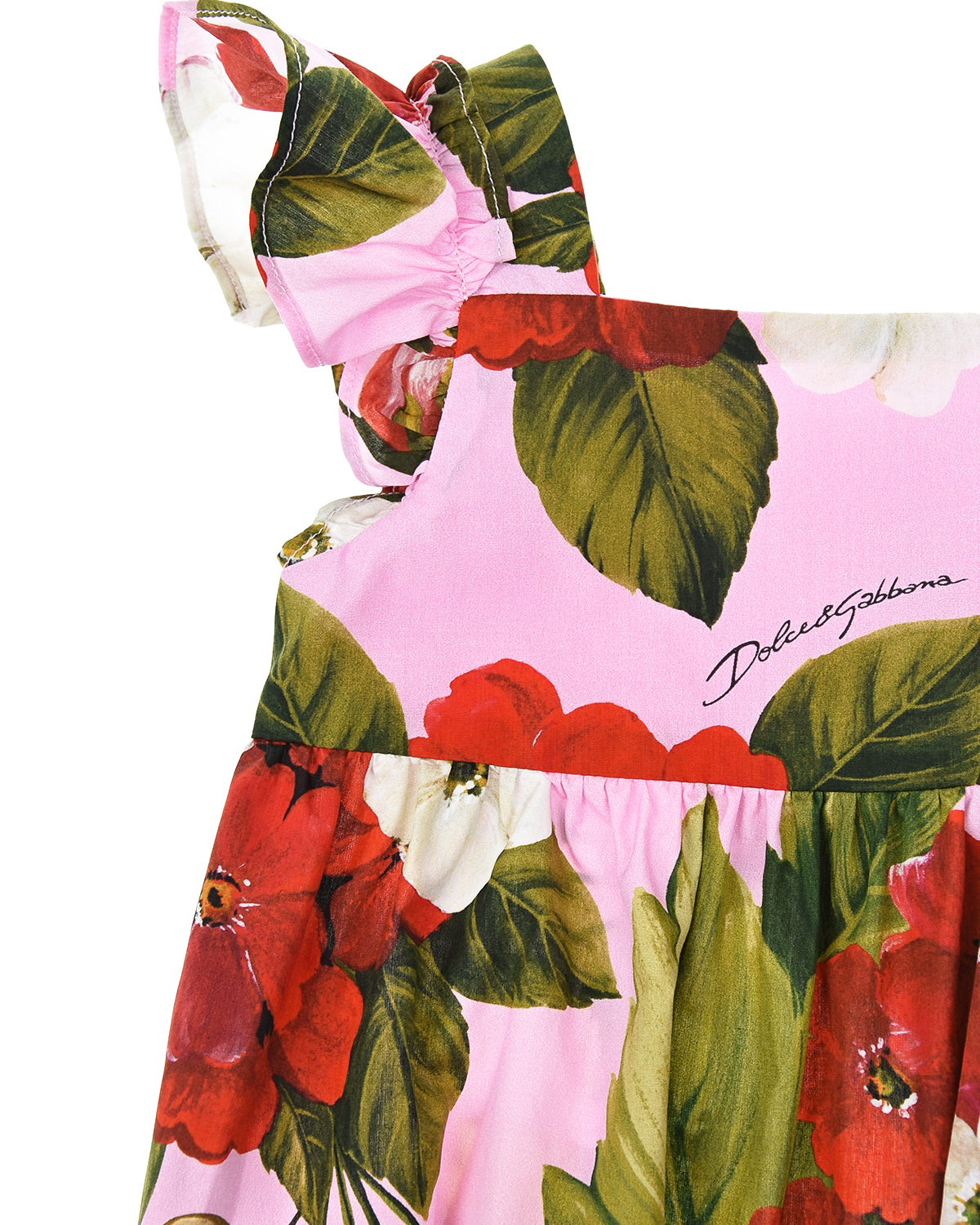 Песочник с цветочным принтом Dolce&Gabbana детский - фото 3