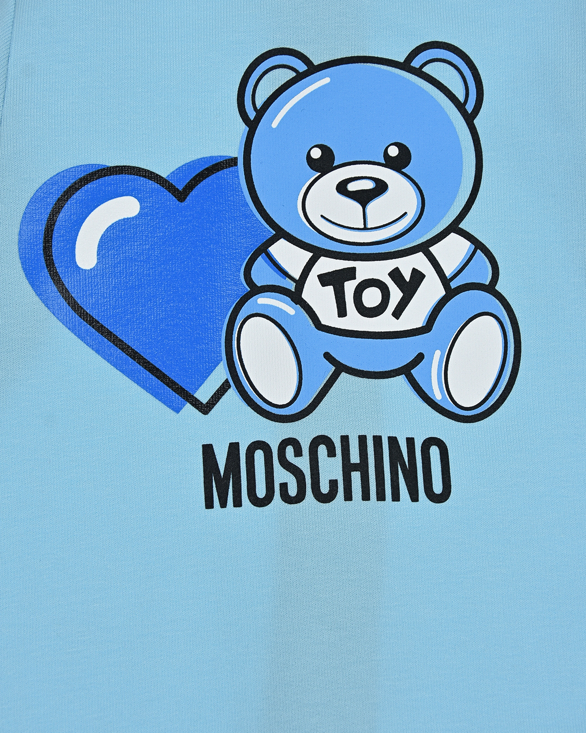 Голубой комплект (комбинезон, слюнявчик и шапка) Moschino детский, размер 62 Голубой комплект (комбинезон, слюнявчик и шапка) Moschino детский - фото 6